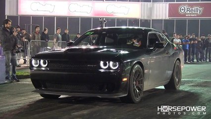 Hell Cat Bone Stock on Drag radials quarter mile 11.001 at 126.99