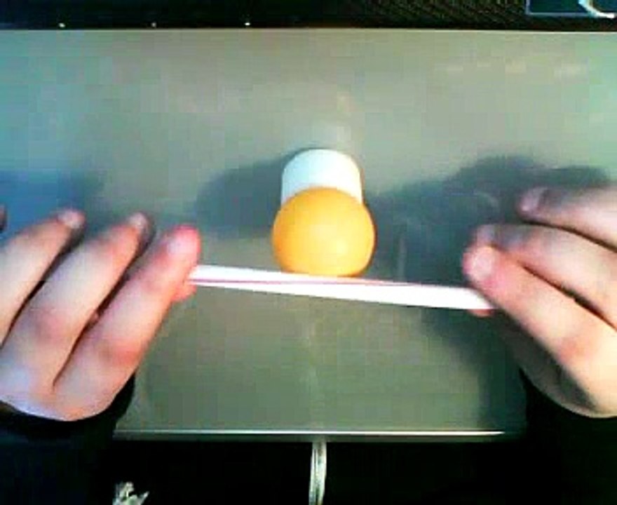 Télékinésie, rotation paille en plastique 2