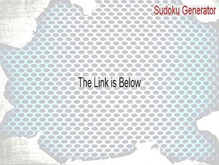 Sudoku Generator Download Free - Instant Download (2015)
