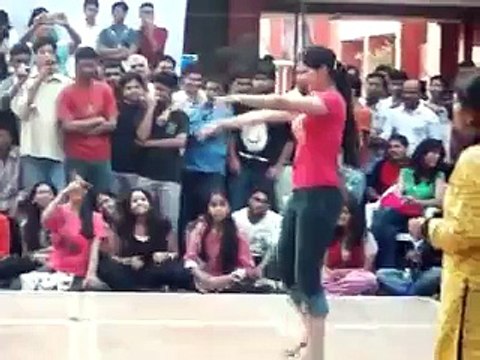 Indian College Girl Dancing In Jeans (Tight) - Belly Dance