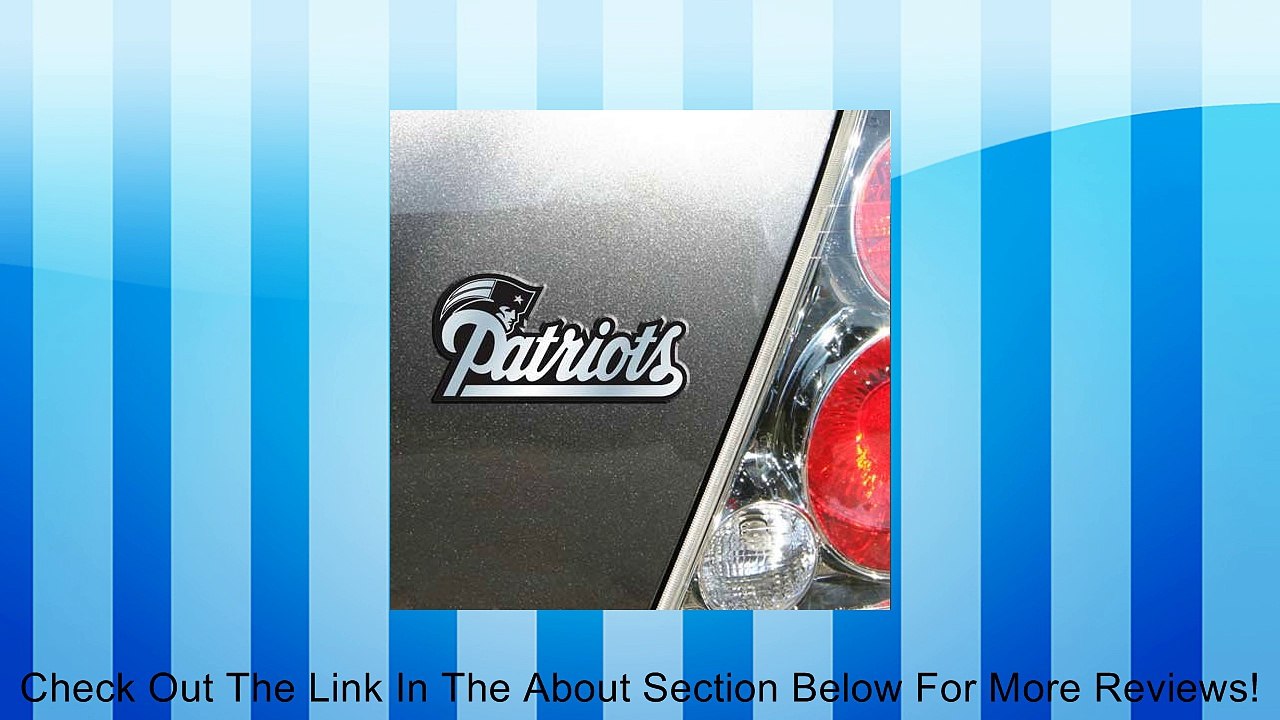 NFL New England Patriots Chrome Automobile Emblem Review