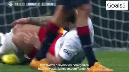 Zlatan Ibrahimovi Penalty Goal Bordeaux 2 - 2 PSG Ligue 1 15-3-2015