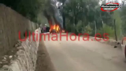 Oris Rally: José Lumbreras muere calcinado en trágico accidente (VIDEO)