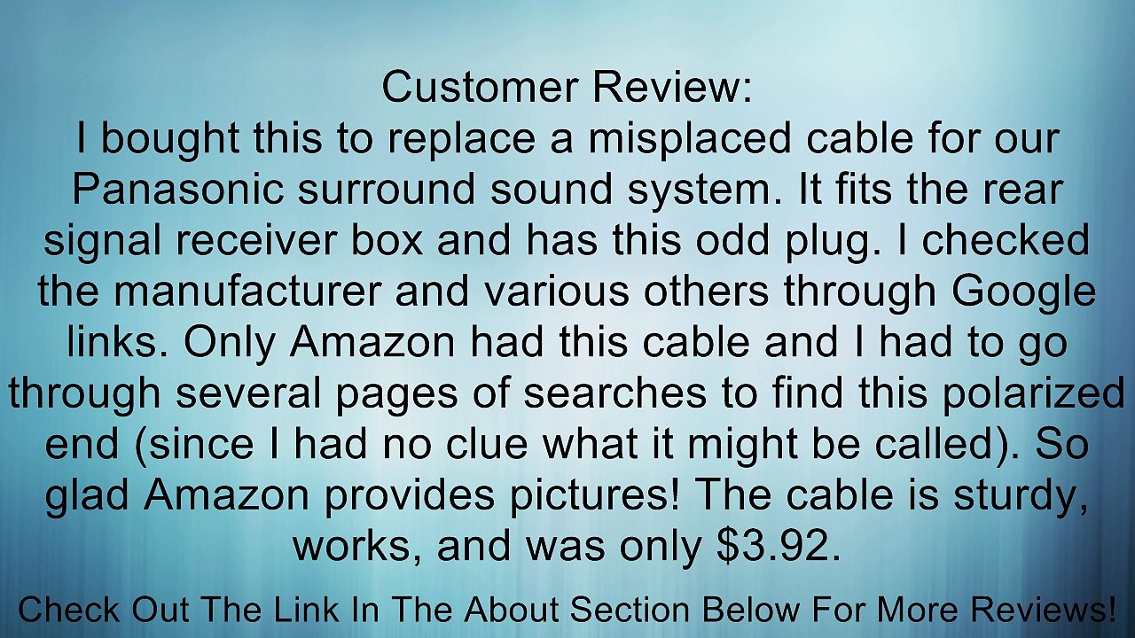 C2G / Cables to Go 27399 6 feet Polarized 2Slot Power Cord Review