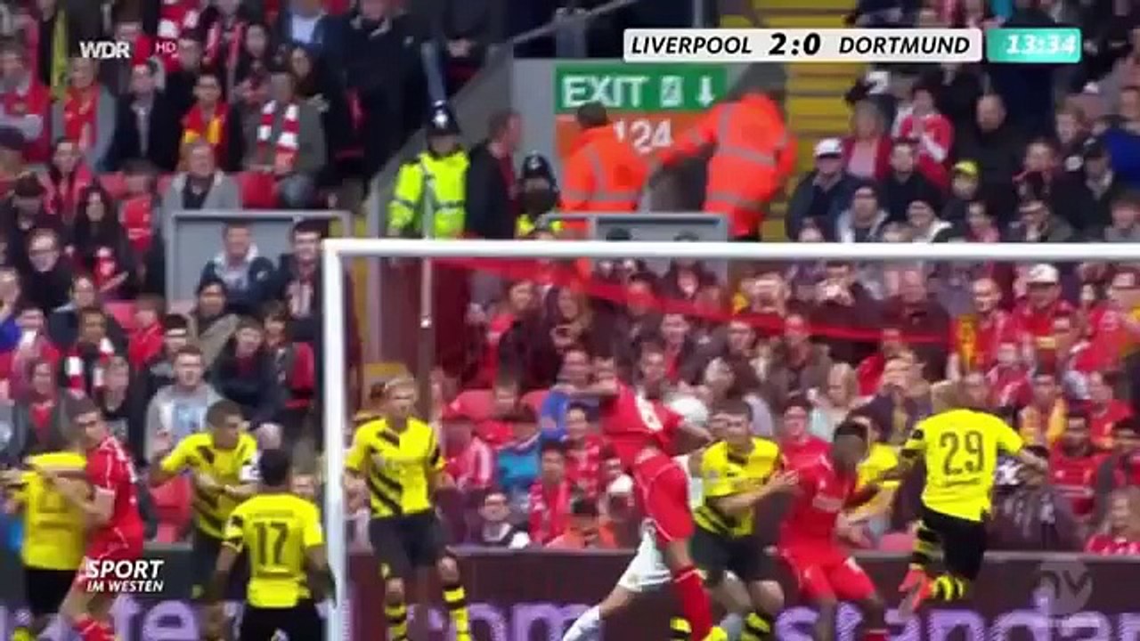 Liverpool vs Borussia Dortmund 4 - 0 [All Goals And Highlights] 2014