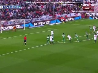 Carlos Bacca 1_0 Penalty Kick _ Sevilla - Elche 15.03.2015 HD