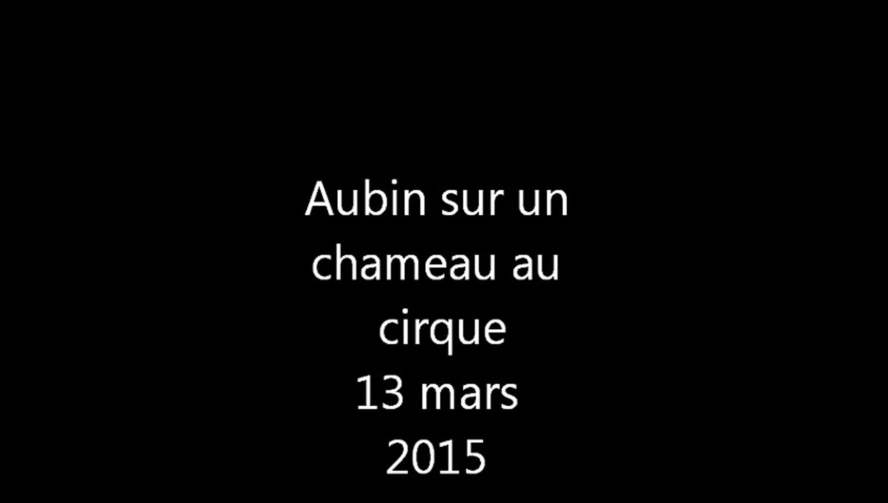 cirque aubin à chameau