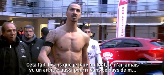 Zlatan Ibrahimovic insulte l’arbitre … et la France !