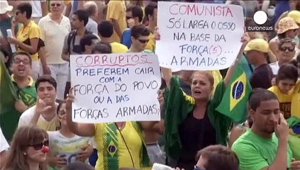 Brasilien: Zehntausende fordern Amtsenthebung der Präsidentin wegen Korruptionsskandal