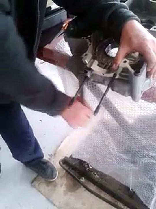 utilisation d'une dégougeonneuse