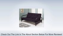 Coaster Modern Futon Sofa/Couch Frame, Black Metal Review