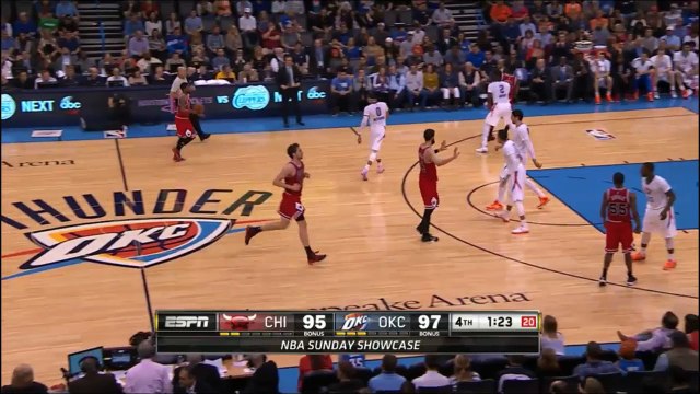 l'interception plus coast-to-coast de Russell Westbrook