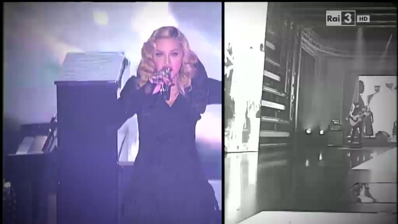 MADONNA - DEVIL PRAY - live "Che tempo che fa" ITALIAN TV SHOW