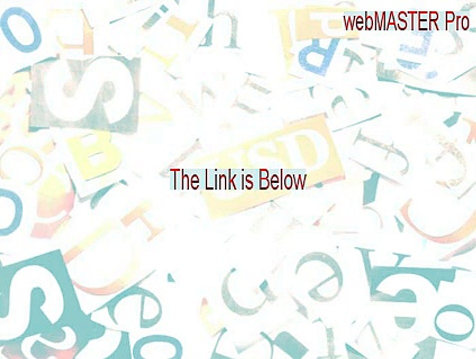 webMASTER Pro Serial [webmaster programs 2015]