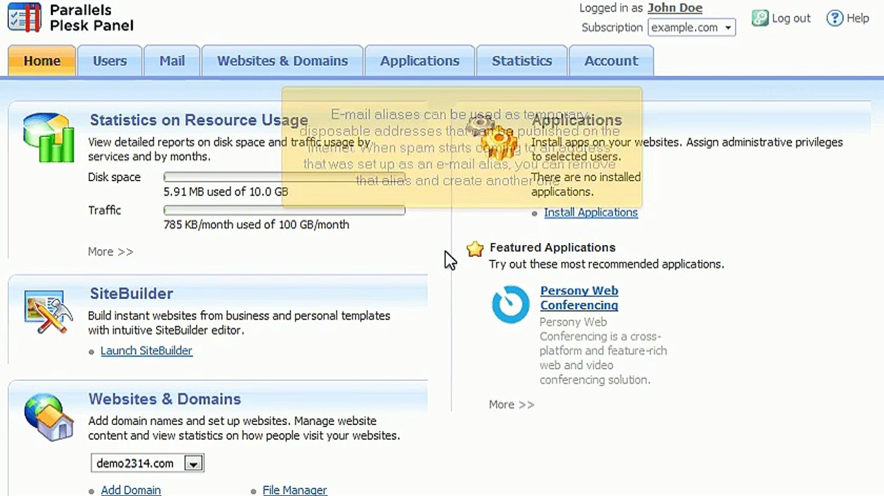 plesk10-enduser-9-emailalias