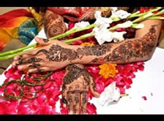 Lovely Mehndi Design for Night Functions