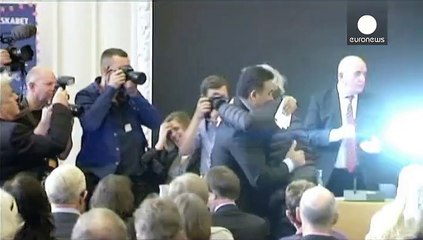 حضور طراح سویدی کاریکاتور محمد در انظار عمومی