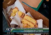 Miraflores: Cliente denunció a pastelería Vlady por torta con cucaracha