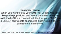 Shure A2WS-BLK Black Locking Foam Windscreen for 545 Series, SM57 Review