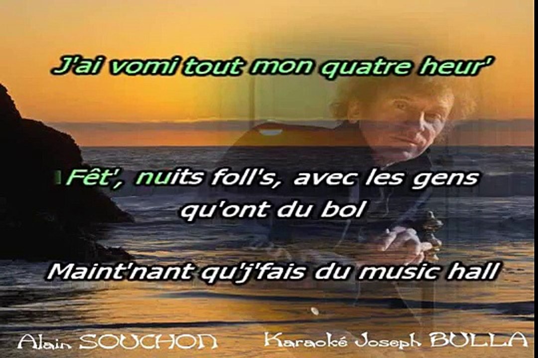Alain Souchon Allo Maman Bobo karaoké Joseph BULLA 1