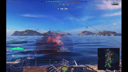 World of Warships gameplay