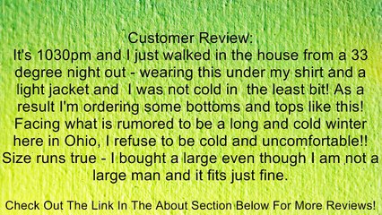 Rothco ECWCS Crew Neck Polyester Thermal Underwear Shirt Review