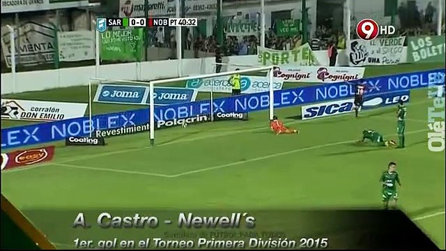 Torneo de Primera Division: Los goles de Sarmiento 1 - Newell's Old Boys 2
