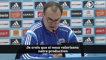 Marcelo Bielsa a vu le meilleur match de l'OM