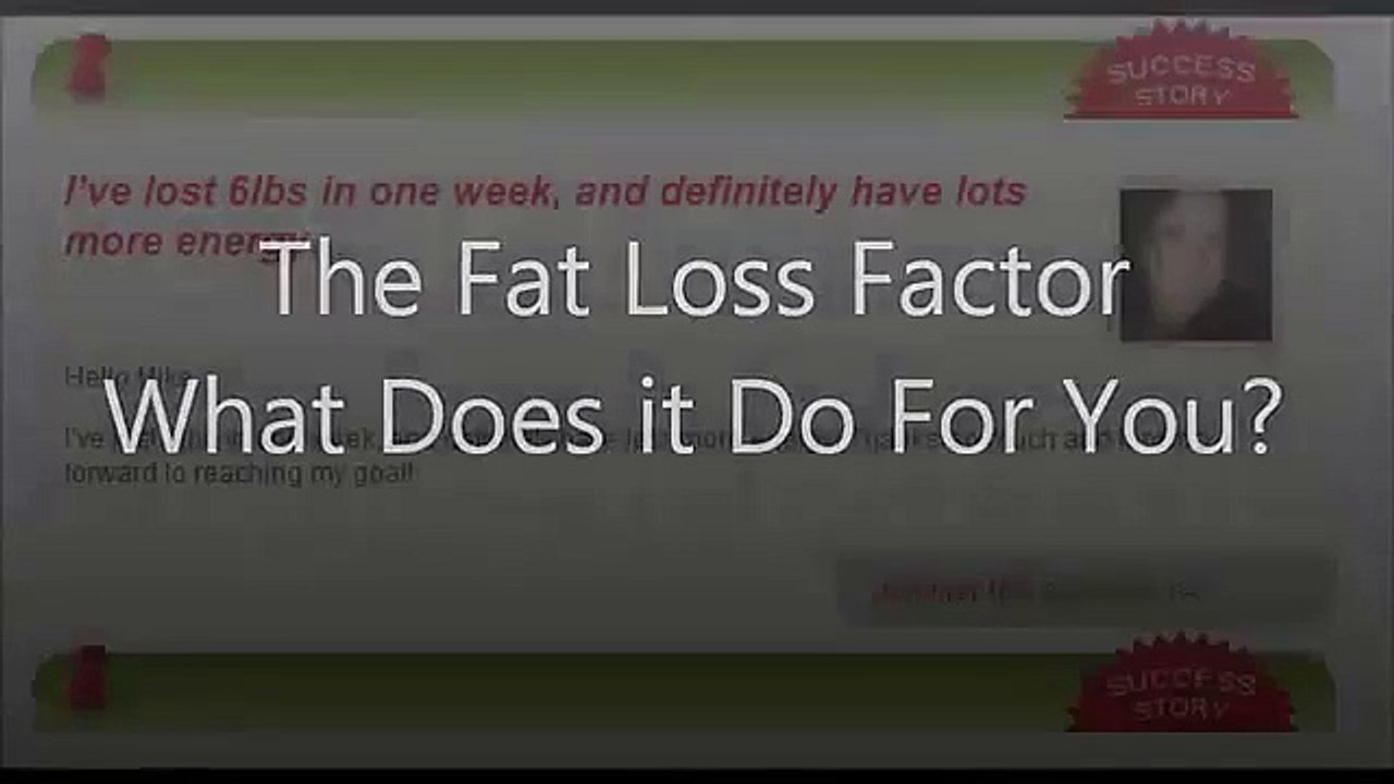Fat Loss Factor Book