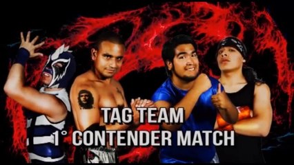 LWA SdH - 1 Contender Tag Team Match- Crolitud Kamikaze vs Los del Pueblo (2014-12-21)