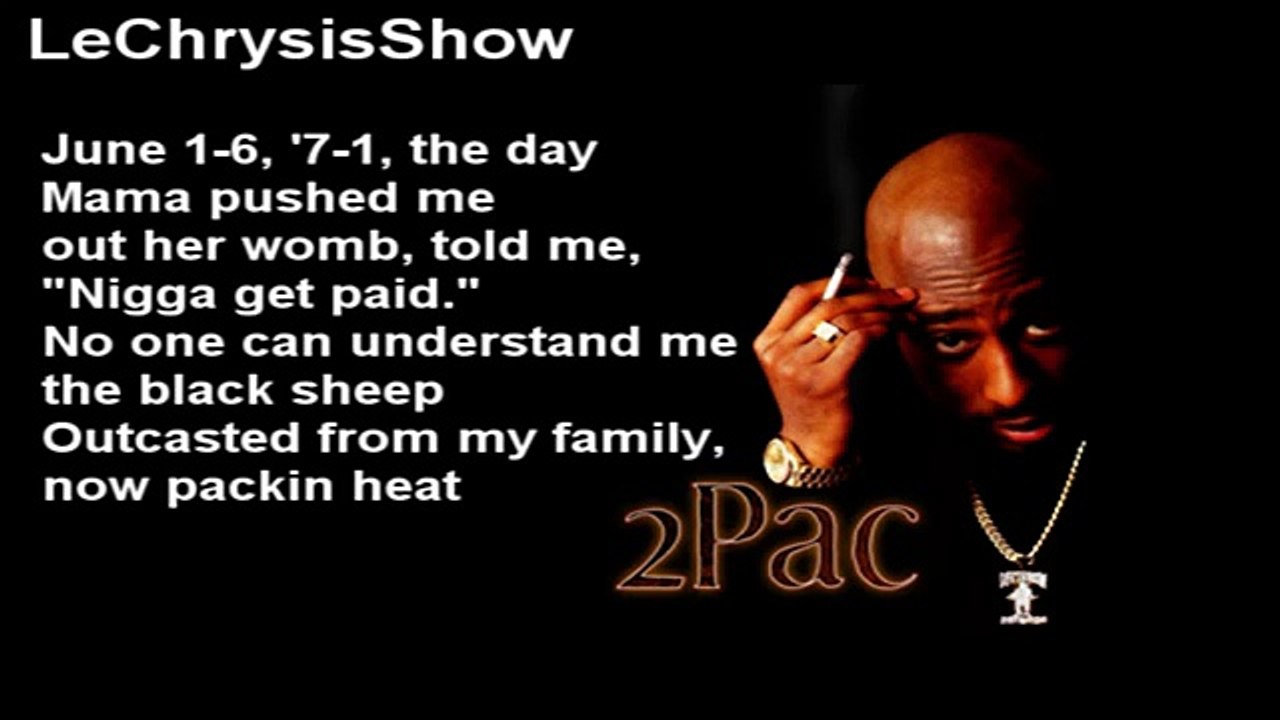2Pac - Krazy (Feat. Bad Azz) __ Lyrics