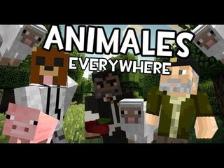 Minecraft  ANIMALES HABLANTES FOR THE WIN  Juegos del Hambre