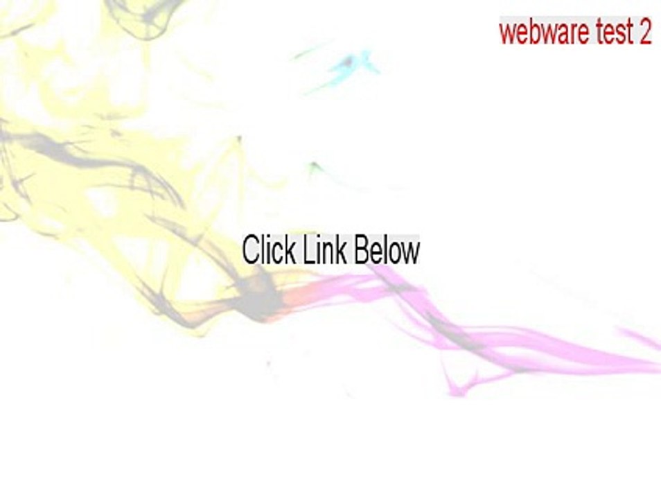 webware test 2 Crack (Instant Download)