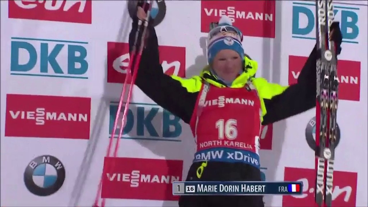 Biathlon, sprint F des ChM de Kontiolahti, 07 mars 2015 - Victoire de Marie Dorin