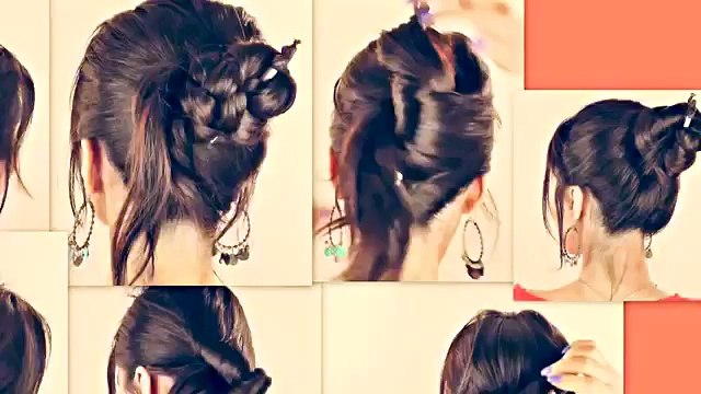 7 CUTE HAIRSTYLES WITH JUST A PENCIL! LONG HAIR TUTORIAL FOR SCHOOL UPDOS BUN PONYTAIL BRAIDS