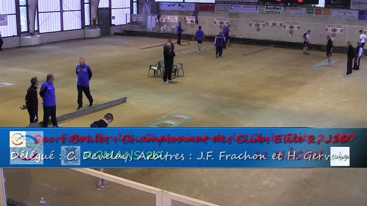 Troisième tour, tir rapide en double, Romans contre Mâcon, Club Elite 2 J10, Sport Boules, saison 2014 / 2015