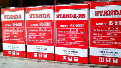 CÔNG TY SẢN XUẤT ỔN ÁP STANDA 10KVA DÂY ĐỒNG 100% HTTP:// LIOA.NET