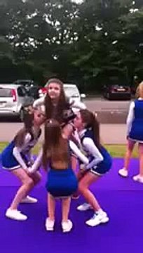 Cheerleading towers tigers show and go to prep, cradle