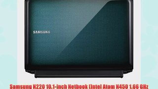 Samsung N220 10.1-inch Netbook (Intel Atom N450 1.66 GHz Processor 1 GB RAM 250 GB HDD 6 Cell