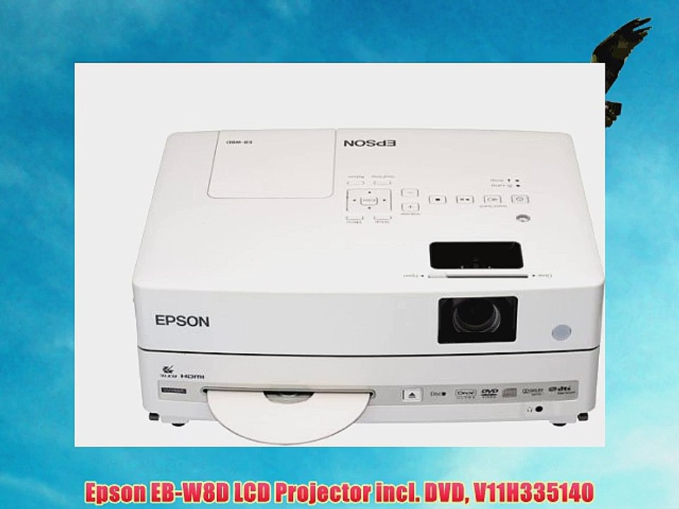 Epson EB-W8D LCD Projector incl. DVD V11H335140
