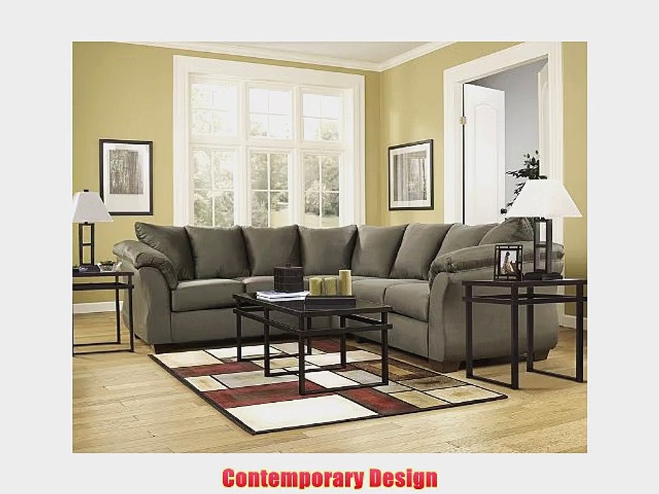 Flash Furniture Darcy Sectional Sofa Sage Fabric