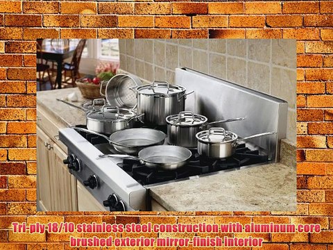 Cuisinart MCP-12 MultiClad Pro Stainless Steel 12-Piece Cookware Set