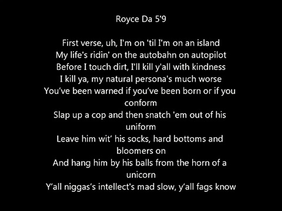 Bad Meets Evil - Fast Lane Lyrics