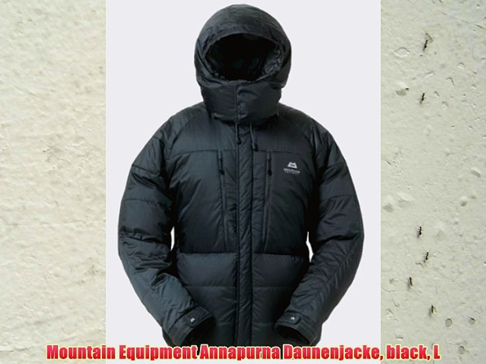 Mountain equipment annapurna daunenjacke black l