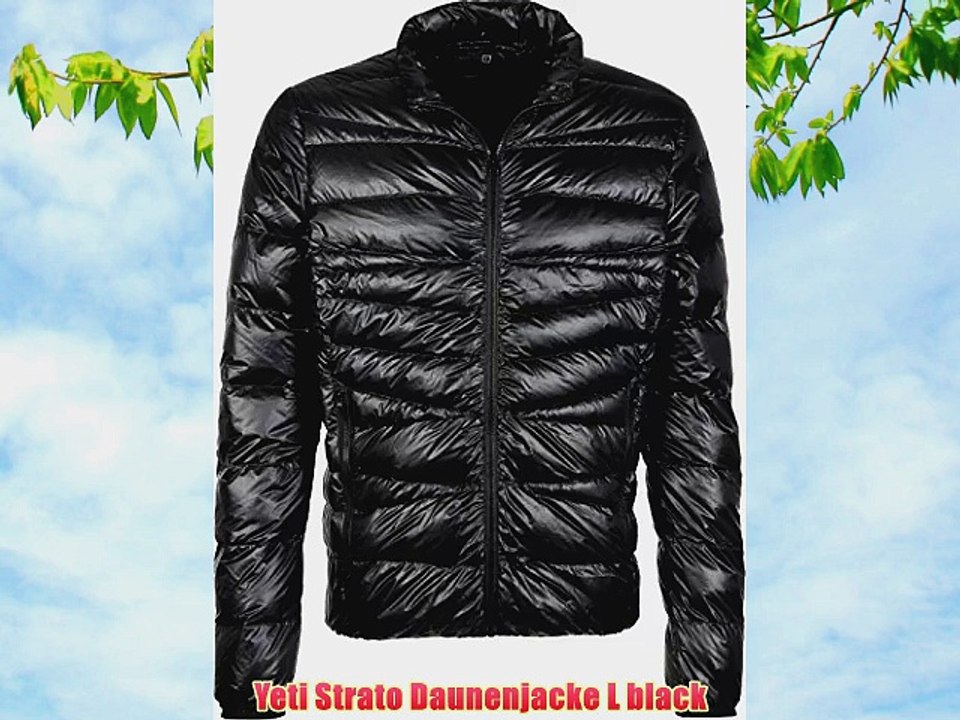 Yeti strato daunenjacke l black
