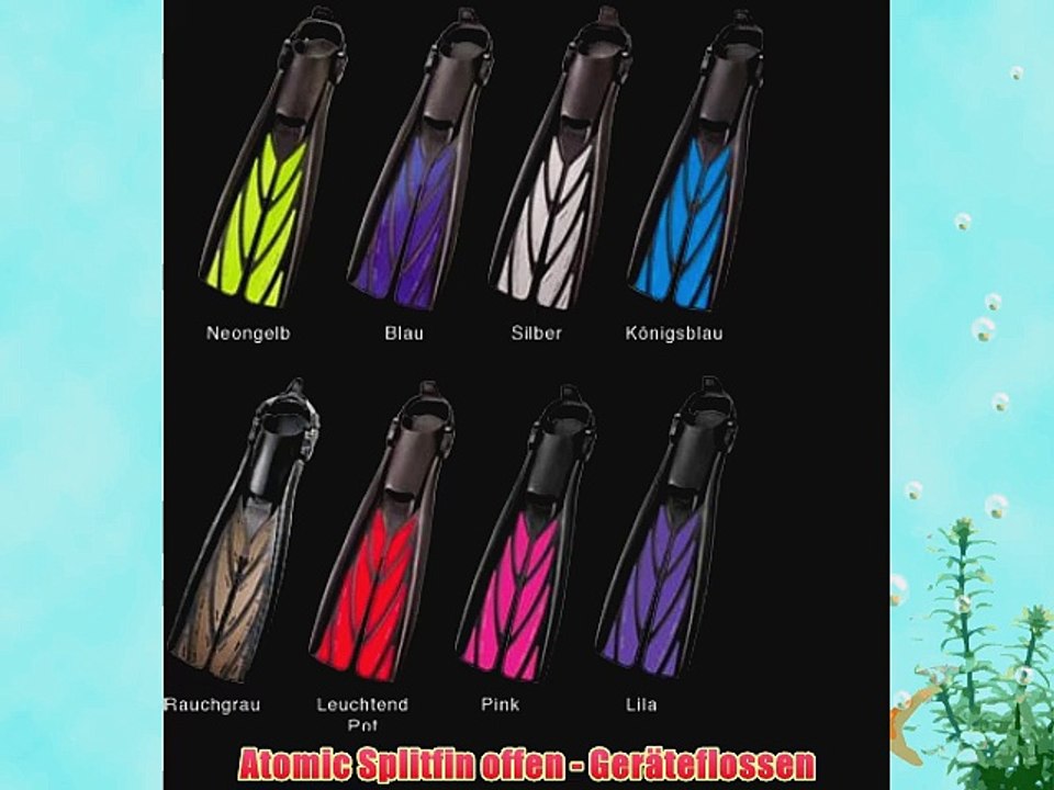 Atomic Splitfin offen - Ger?teflossen