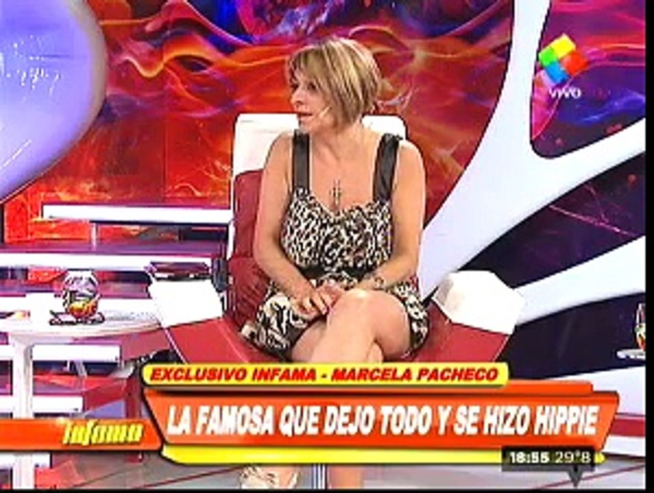 Marcela Pacheco, de periodista a hippie