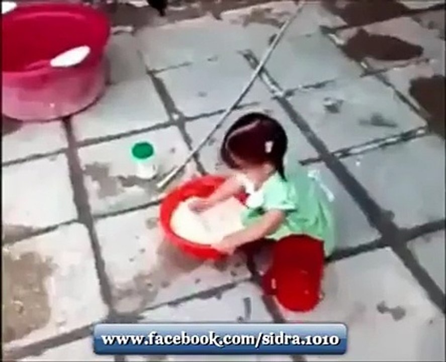 Cute Little Baby Doing Work ............