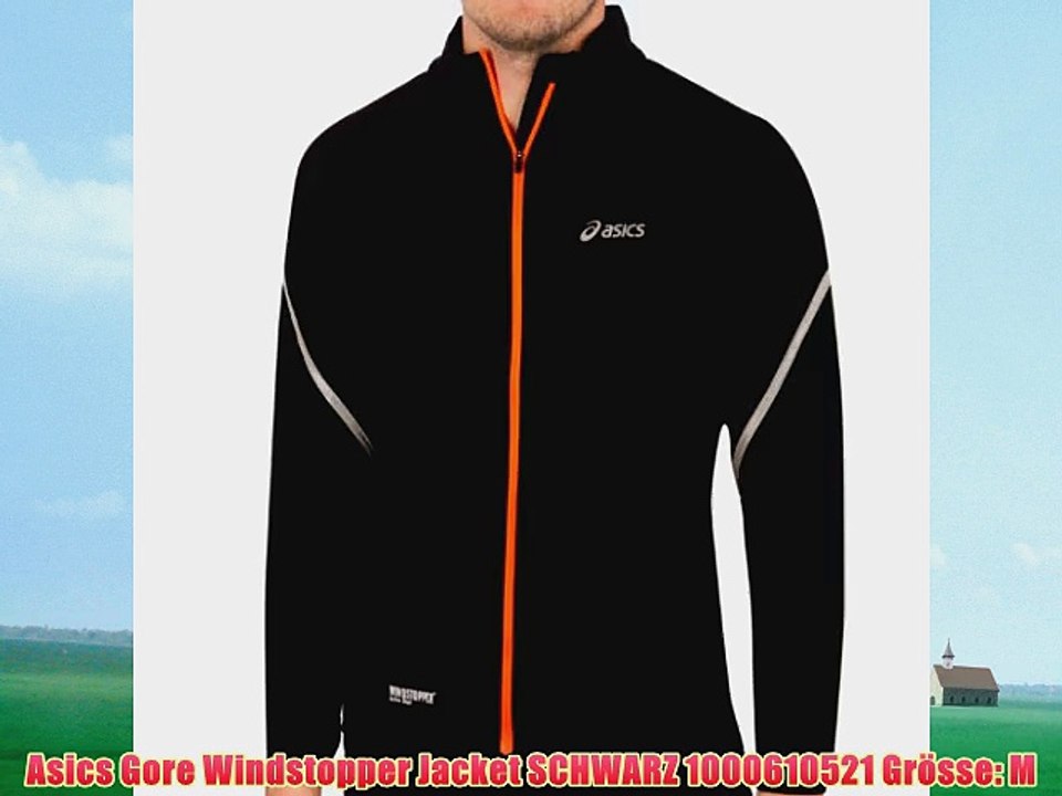 Asics Gore Windstopper Jacket SCHWARZ 1000610521 Gr?sse: M