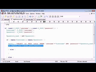 PHP Lecture (138) Logging the User In Part 3